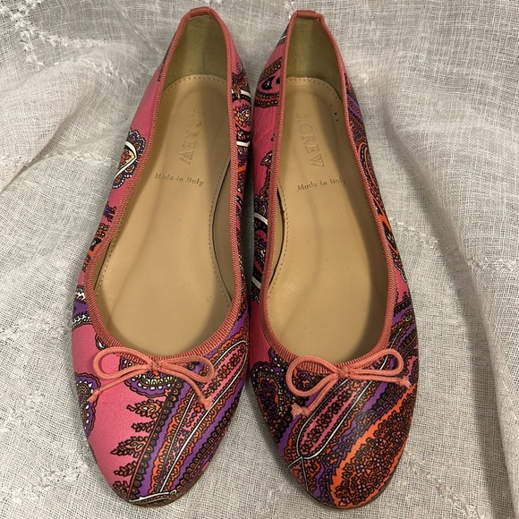 J Crew leather made in Italy ballet flats - Picture 2 of 13